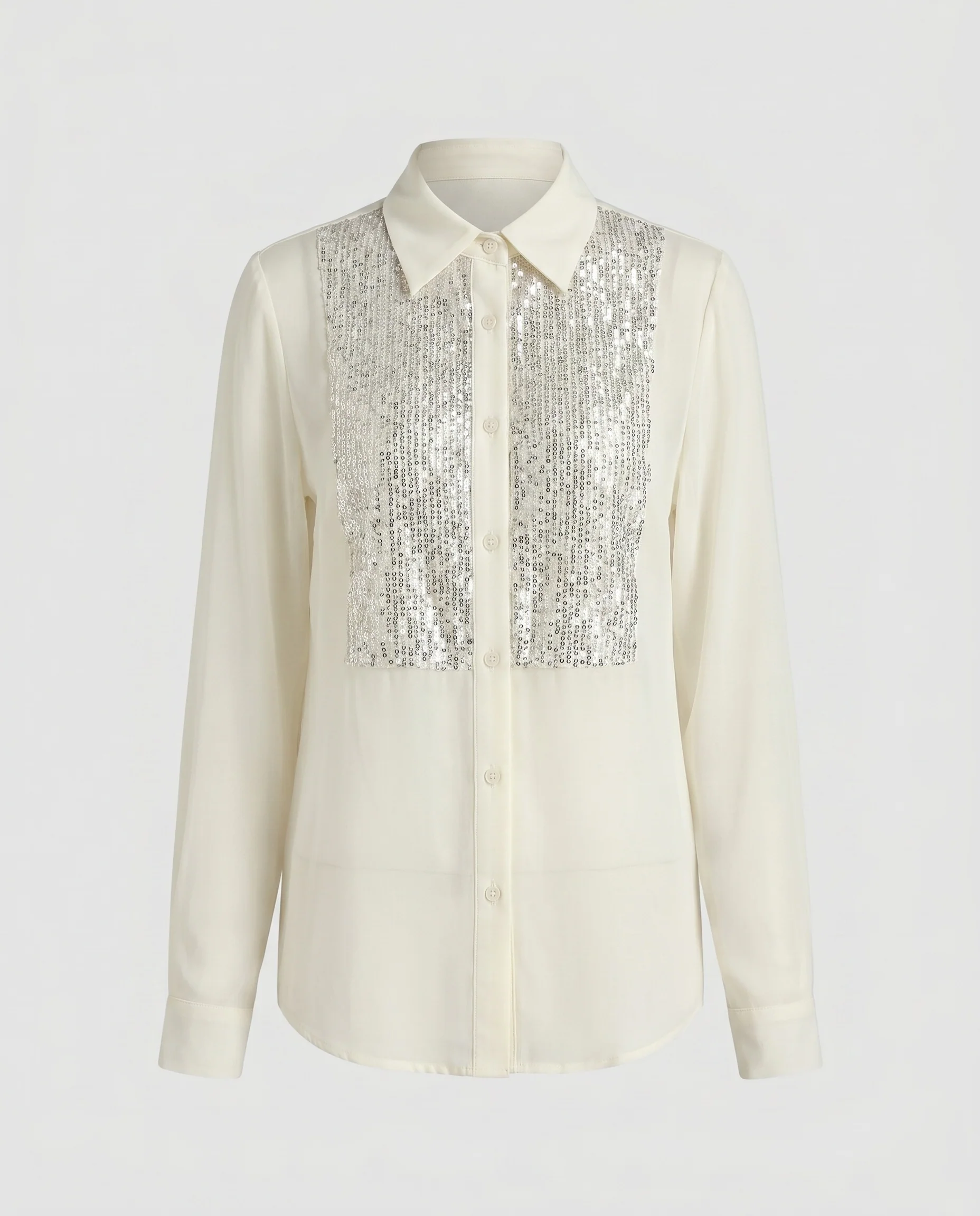 Damen elegante Bluse mit Glitzerdetails R&B - Image 5