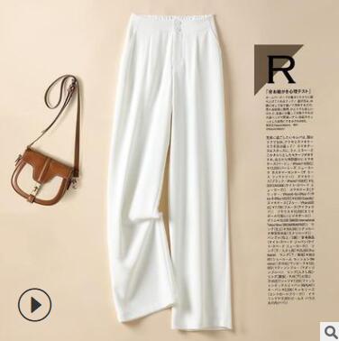 Damen Elegante Chino-Hose mit hohem Bund und seitlichen Taschen R&B - Image 2