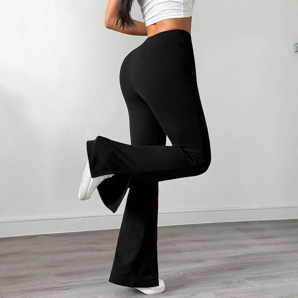 Damen elegante Flared-Hose aus flexibler Mikrofaser R&B - Image 4