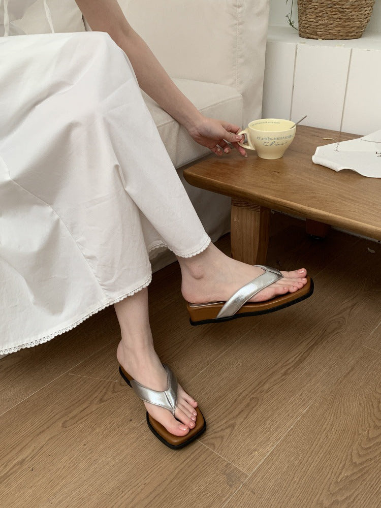 Damen elegante Flip-Flop Pantoletten mit modischem Design und rutschfester Sohle R&B - Image 7