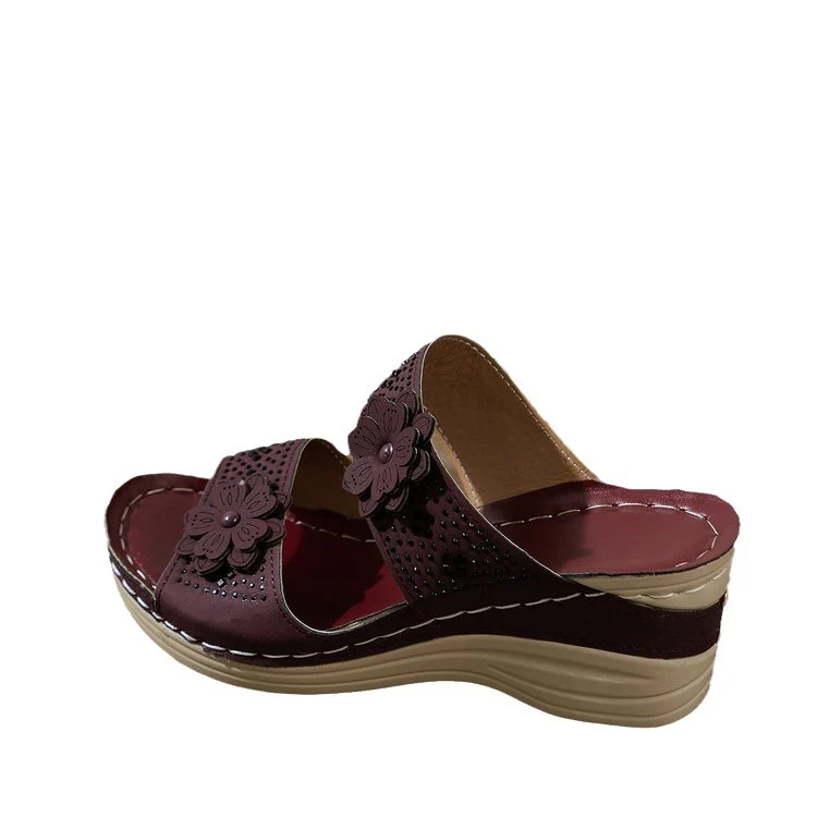 Damen Elegante Freizeitsandalen mit floralen Akzenten R&B - Image 5