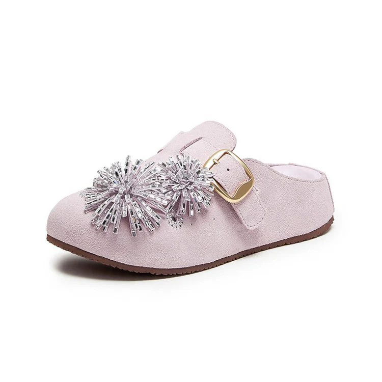 Damen Elegante Hausschuhe mit dekorativem Applikationselement R&B - Image 9
