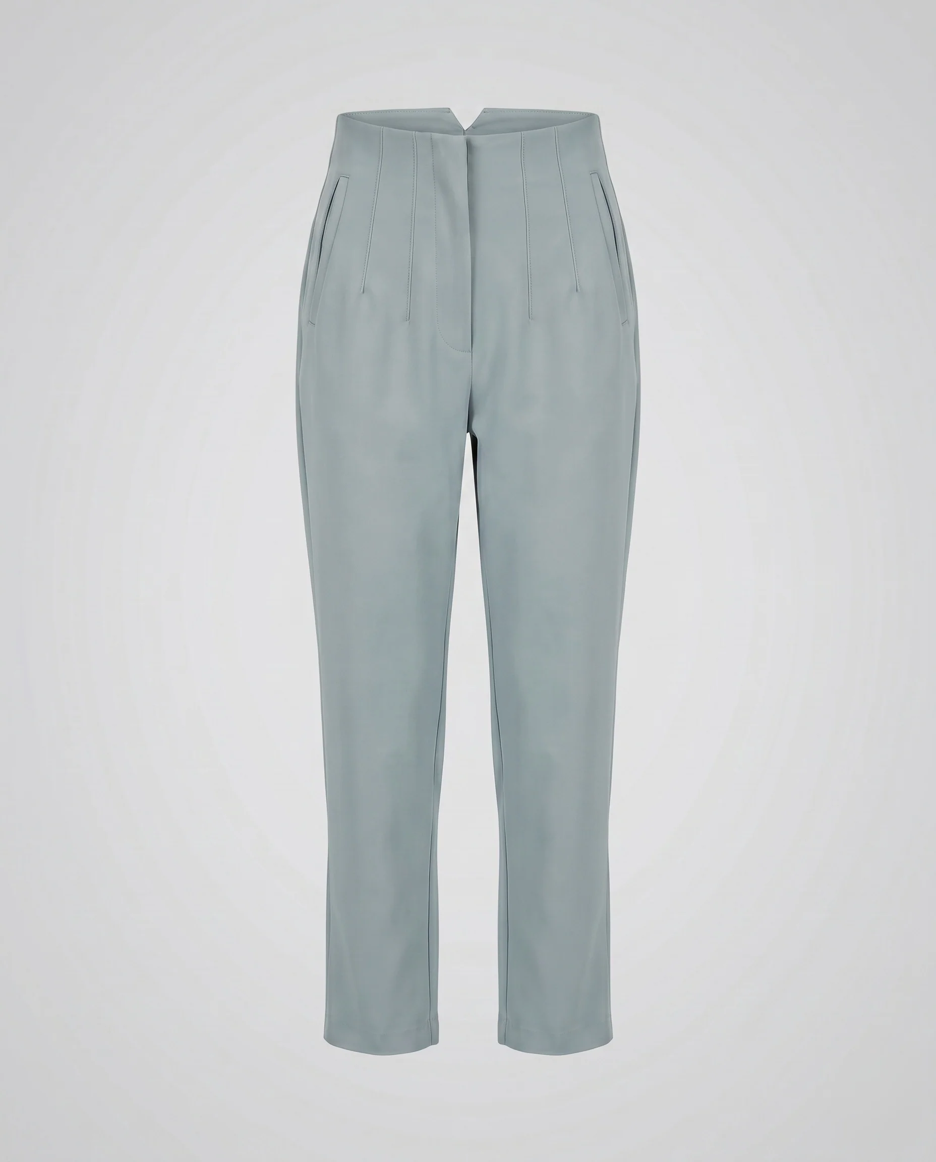 Damen Elegante Hosen mit hohem Bund und seitlichen Eingrifftaschen R&B - Image 6