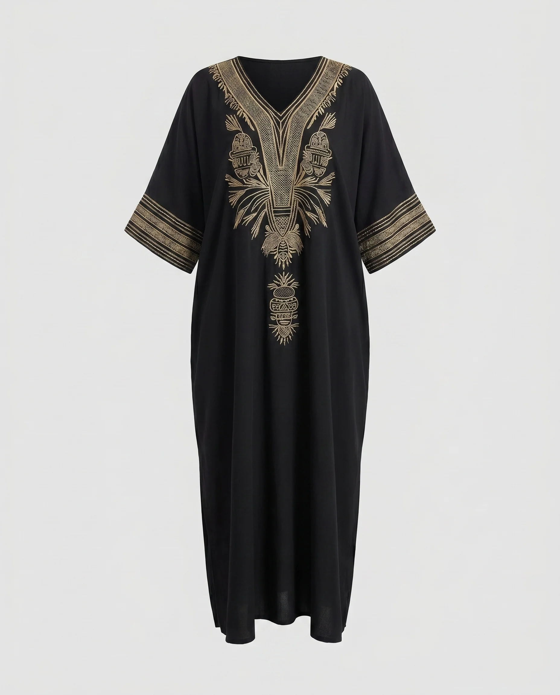 Damen elegante Kaftanrobe mit filigraner Stickerei R&B - Image 4