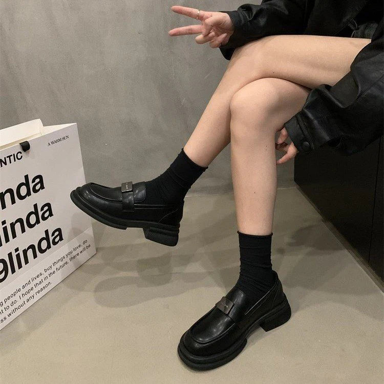 Damen elegante Loafers mit modischen Schnallenverzierungen R&B - Image 6