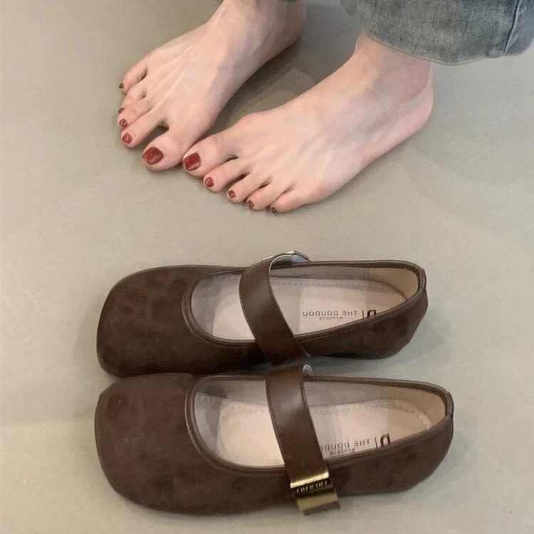 Damen elegante Mary Jane Ballerinas mit komfortablem Riemchen R&B - Image 3