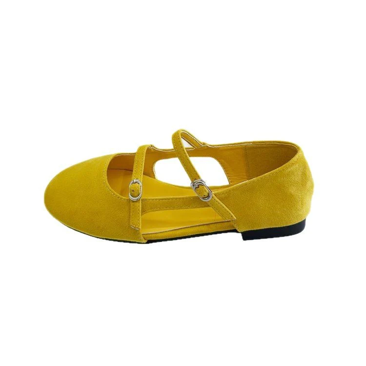 Damen elegante Mary Jane Ballerinas mit modischem Riemchen R&B - Image 5