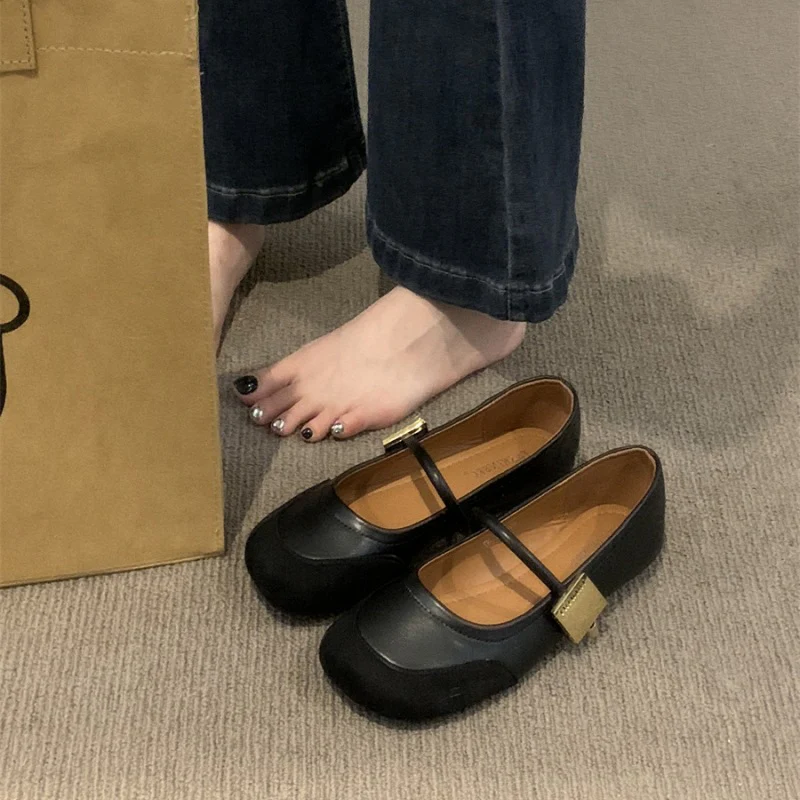 Damen elegante Mary Jane Ballerinas mit modischem Riemchen und bequemer Innenpolsterung R&B - Image 7