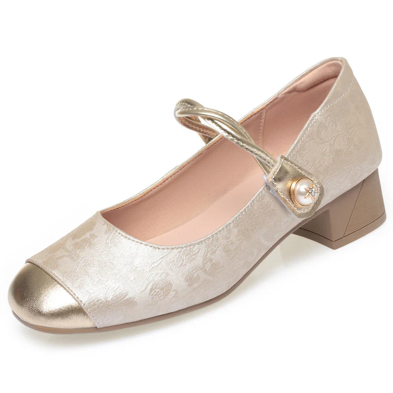 Damen Elegante Mary Jane Ballerinas mit modischem Riemchen und bequemer Sohle R&B - Image 7