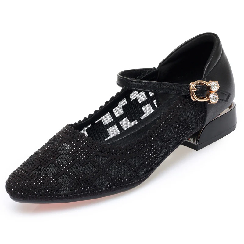 Damen elegante Mary Jane Ballerinas mit modischem Riemen und bequemer Sohle R&B - Image 6