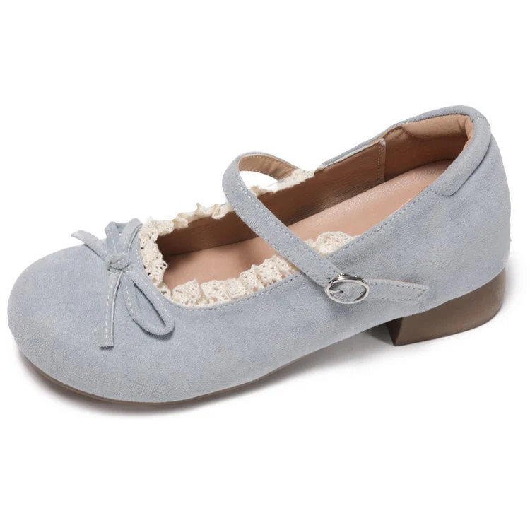 Damen elegante Mary Jane Ballerinas mit modischer Schleifenverzierung R&B - Image 5