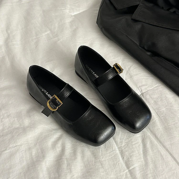 Damen elegante Mary Jane Ballerinas mit modischer Schnalle R&B - Image 6
