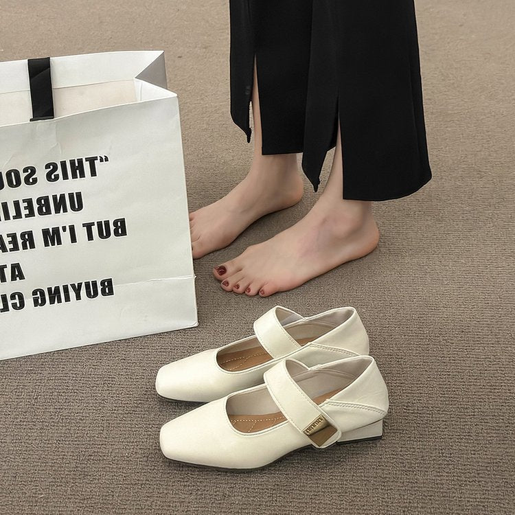 Damen elegante Mary Jane Ballerinas mit modischer Schnalle und komfortablem Fußbett R&B - Image 6