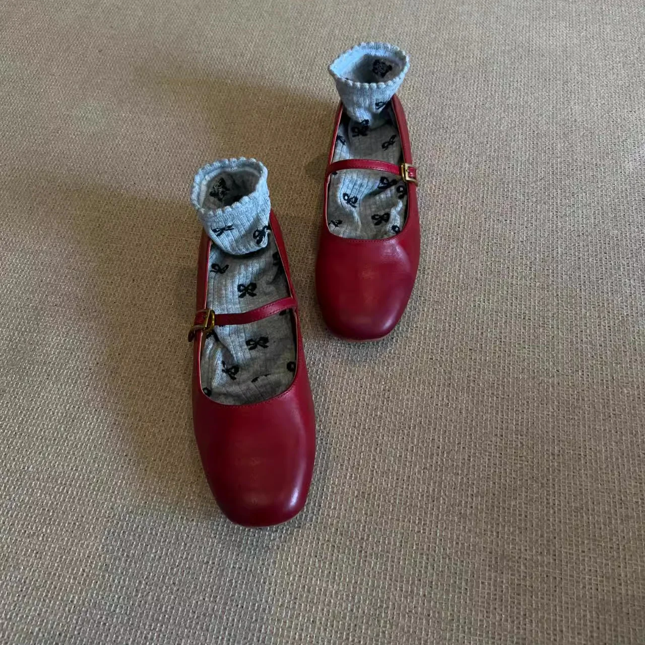 Damen elegante Mary Jane Ballerinas mit praktischer Schnallenverzierung R&B - Image 2