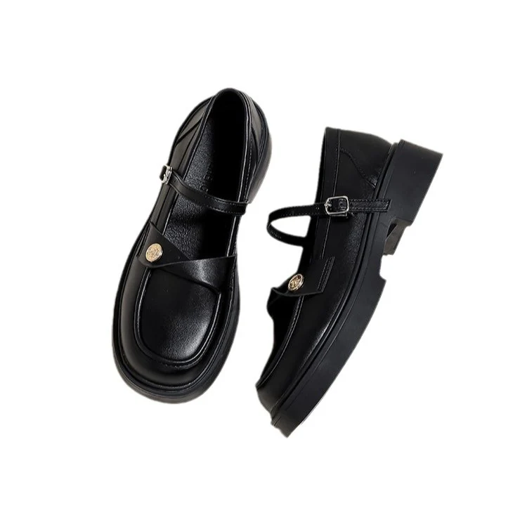 Damen elegante Mary Jane Loafers mit modischem Riemchen und komfortablem Fußbett R&B - Image 5