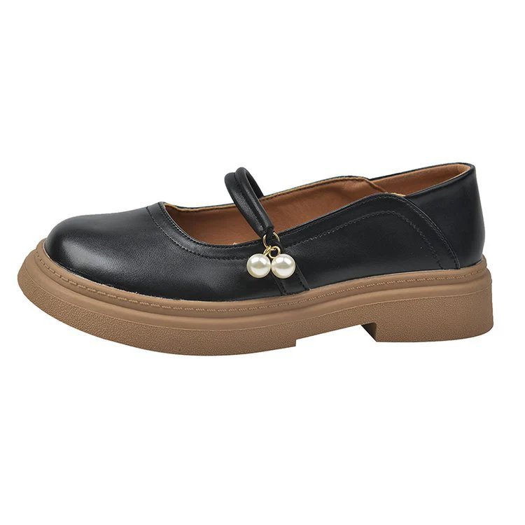 Damen elegante Mary Jane Schuhe mit modischen Perlenakzenten R&B - Image 6