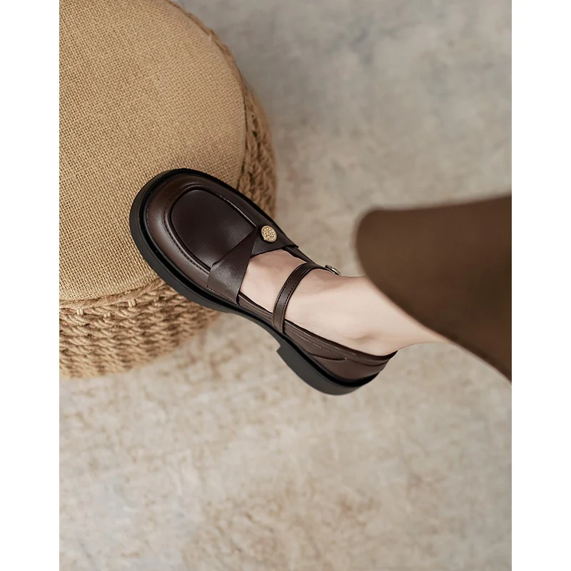 Damen elegante Mokassins mit Kreuzriemen R&B - Image 7