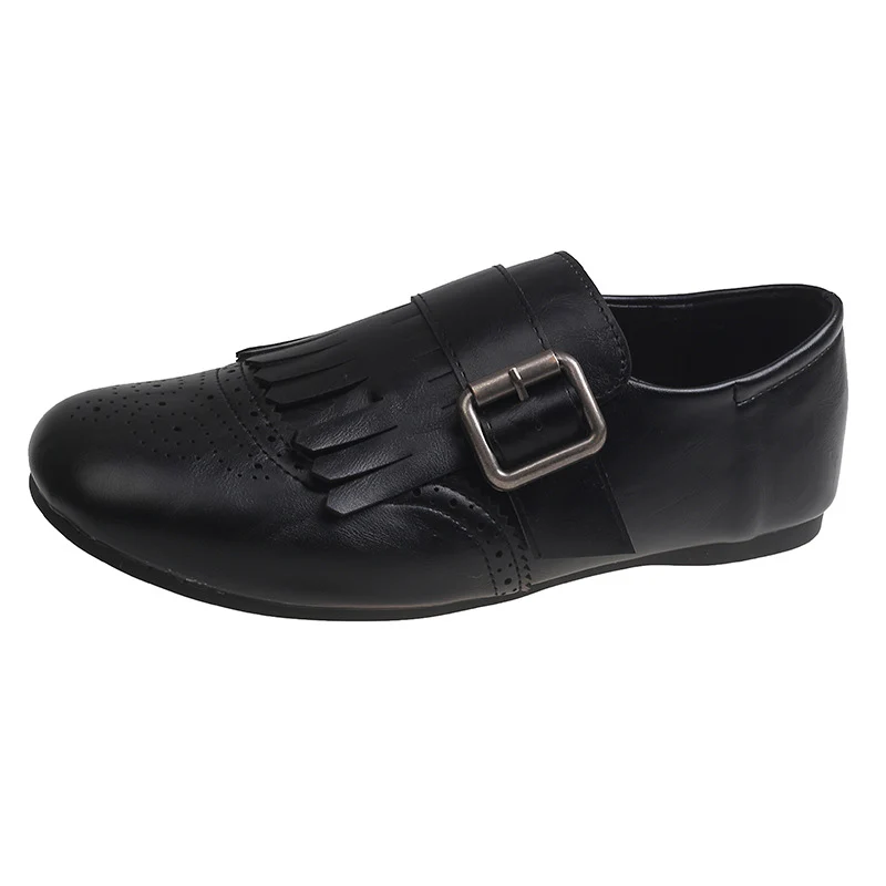 Damen Elegante Mokassins mit modischem Fransen-Design und dekorativem Schnallenverschluss R&B - Image 5