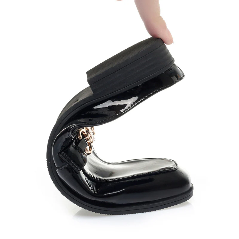 Damen Elegante Mules mit modischem Kettendetail R&B - Image 5