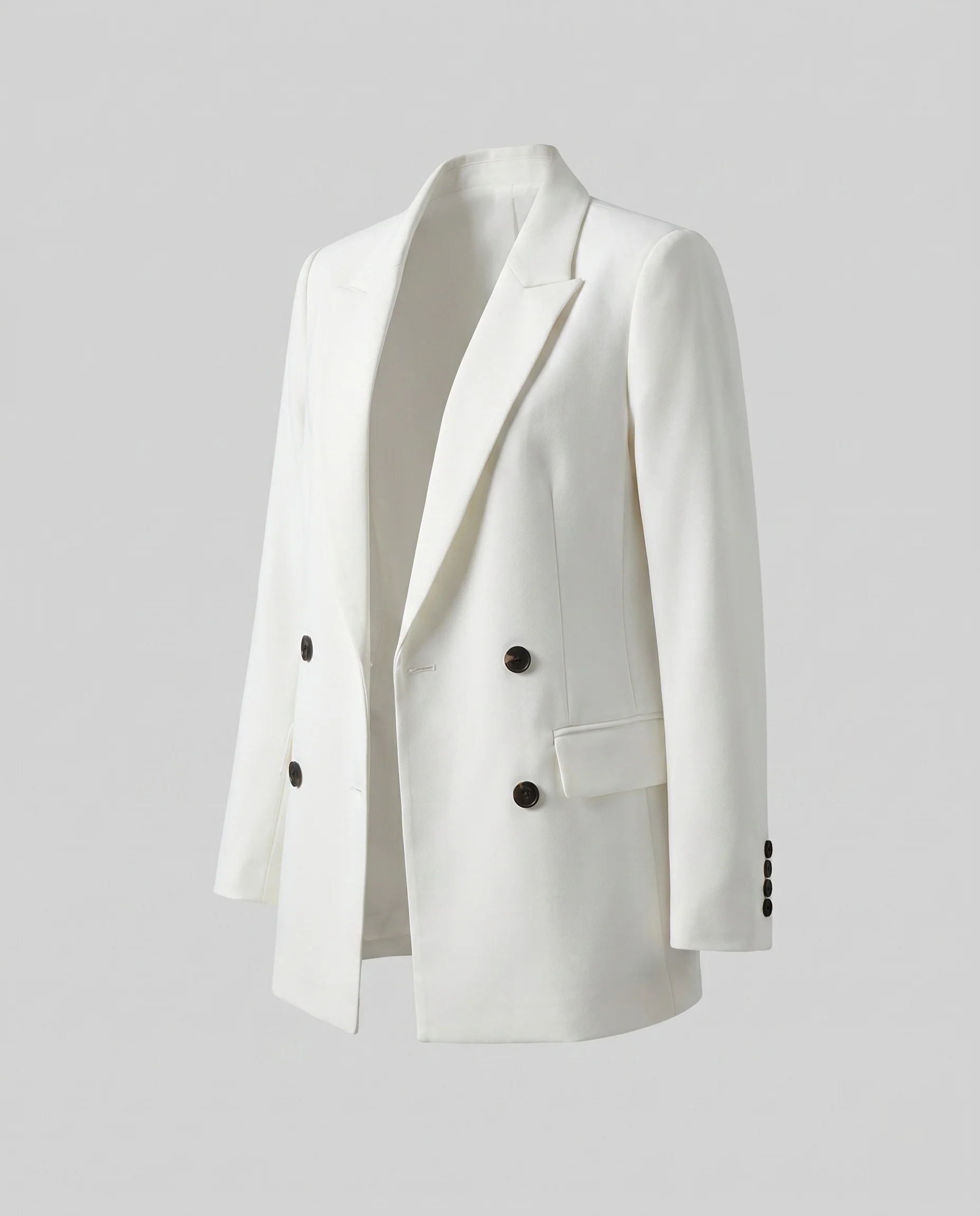 Damen Elegante Oversized-Blazer mit doppelter Knopfverschluss und klassischen Details - Image 5