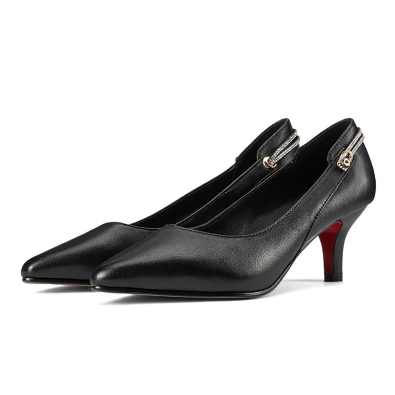 Damen Elegante Pumps mit schickem Riemchen und komfortablem Blockabsatz R&B - Image 7