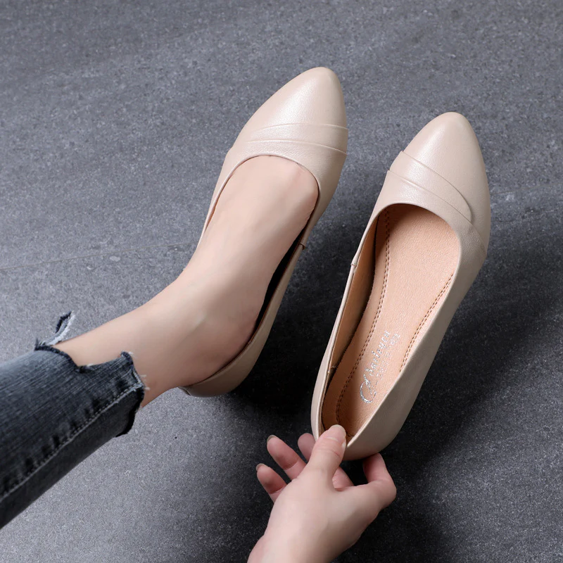 Damen Elegante Pumps mit schickem Rüschendetail und bequemem Blockabsatz R&B - Image 4