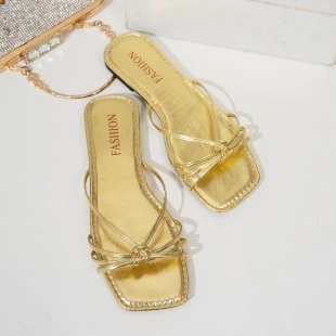 Damen elegante Riemchen-Pantoletten mit funkelnder Schnürung R&B - Image 6