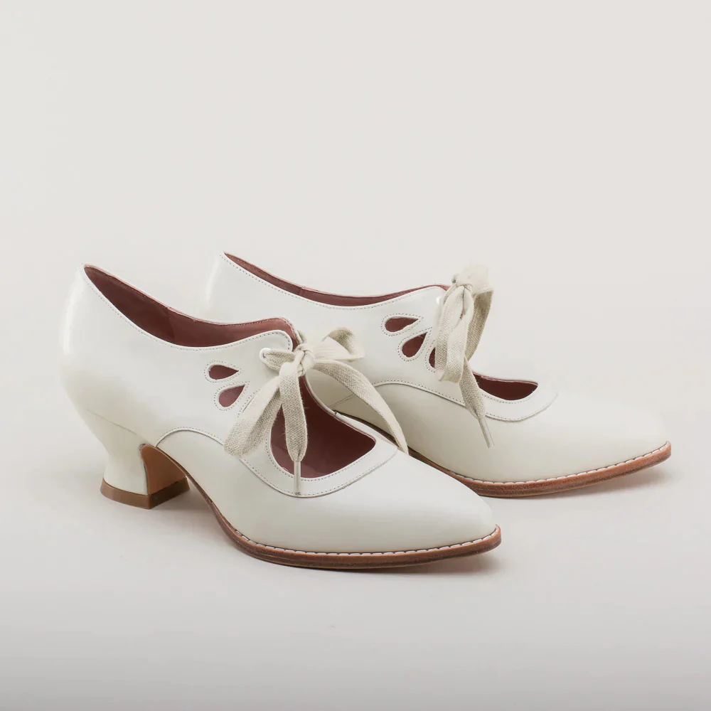Damen elegante Schnürpumps mit geschwungenem Design und komfortablem Absatz R&B - Image 7