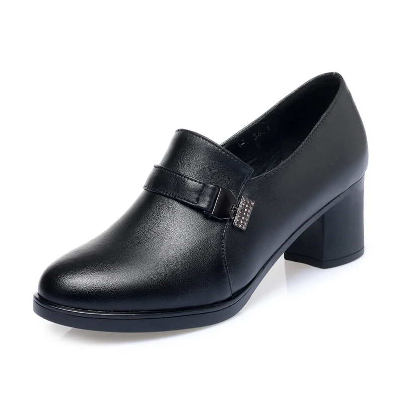 Damen Elegante Schnürschuhe mit bequemem Blockabsatz und modischem Design R&B - Image 7