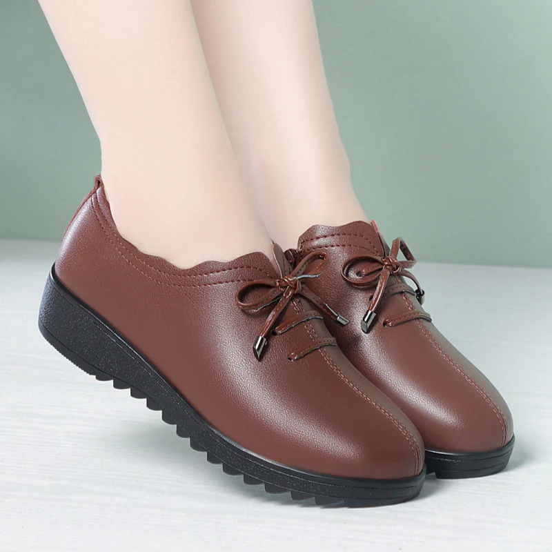 Damen Elegante Schnürschuhe mit modischem Design und bequemer Sohle R&B - Image 3