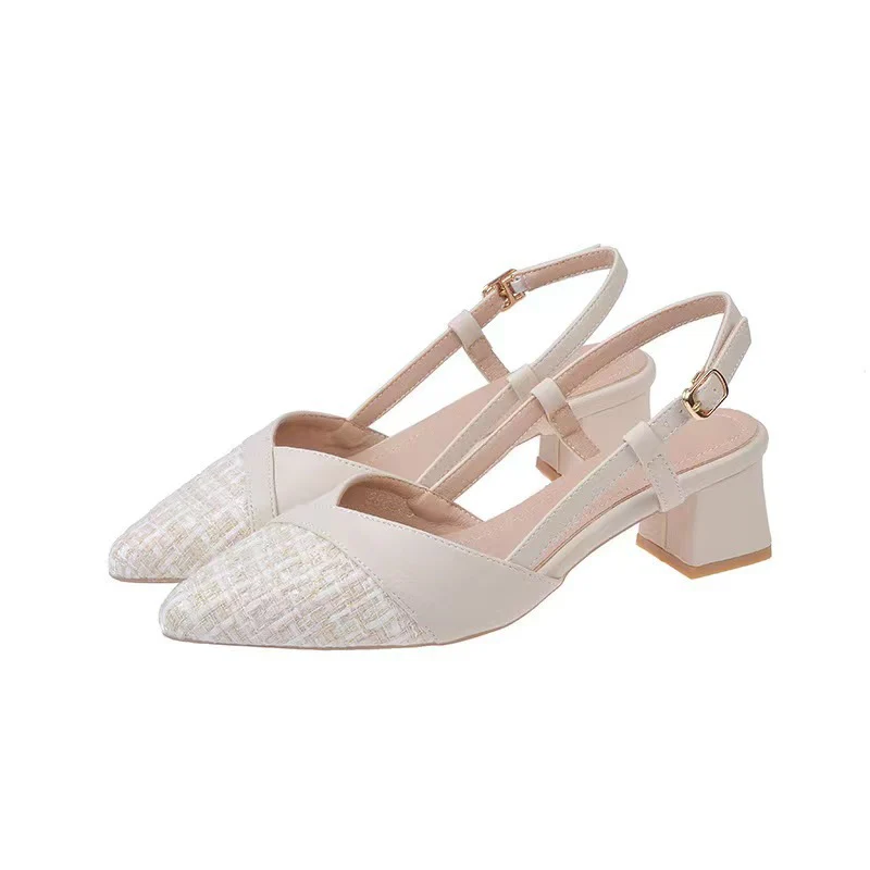 Damen elegante Sling Sandalen mit modischem Spitzen-Design R&B - Image 5