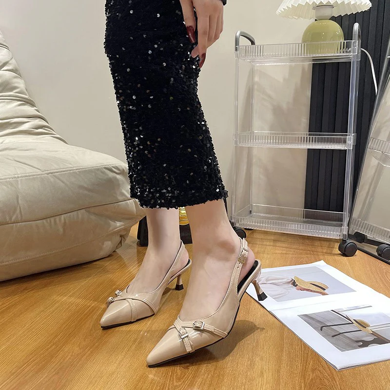 Damen Elegante Slingback-Pumps mit dezentem Schmuckdetail R&B - Image 4