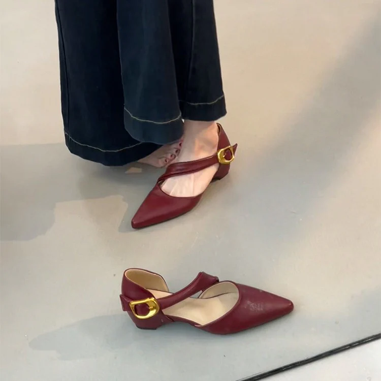 Damen elegante Slingback-Pumps mit modischem Riemchen und stabiler Sohle R&B - Image 2