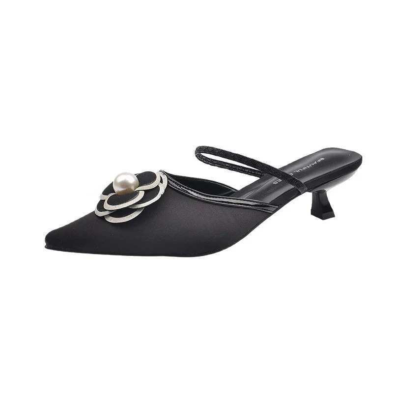 Damen Elegante Slingback-Pumps mit Perlen-Detail und modischem Blumen-Design R&B - Image 5