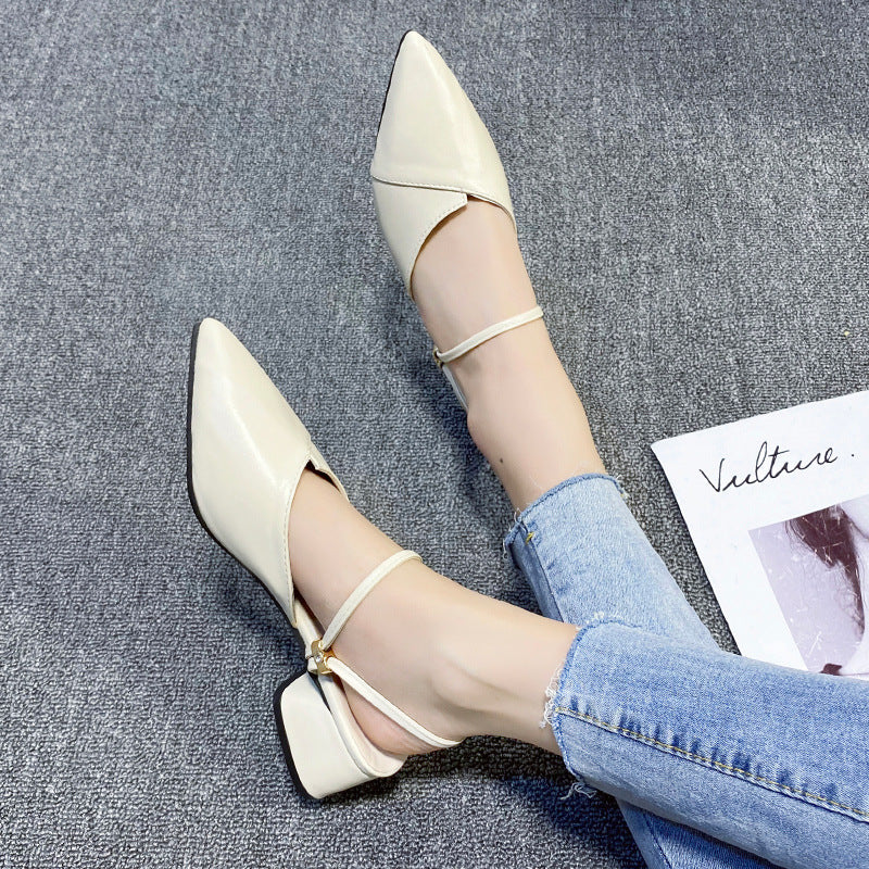 Damen Elegante Slingback Schuhe mit modischem Blockabsatz und schicker Schnalle R&B - Image 4
