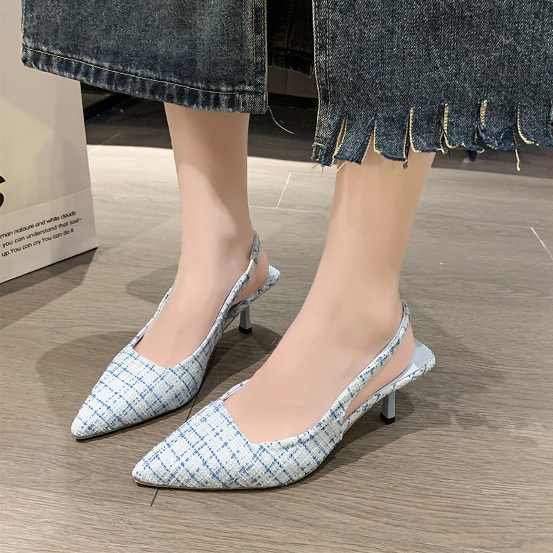 Damen elegante Slingpumps mit feiner Textur R&B - Image 4
