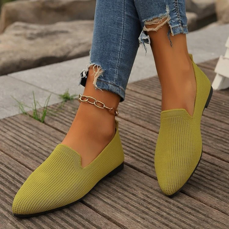 Damen elegante Slip-On Ballerinas aus atmungsaktivem Textil R&B - Image 7