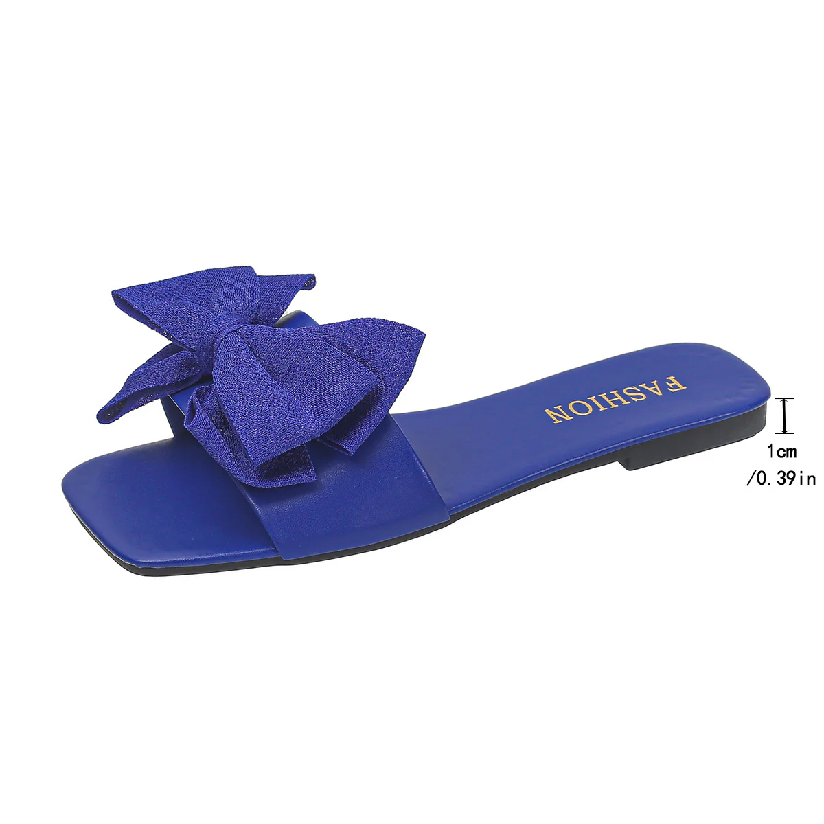 Damen Elegante Slipper mit großzügigem Schleifenverzierungen und glattem Obermaterial R&B - Image 13