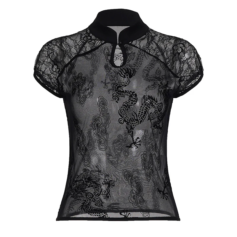Damen elegante Spitzenbluse mit dezenten Akzenten R&B - Image 7
