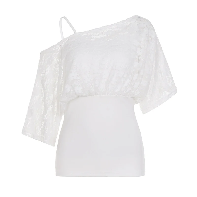 Damen elegante Spitzenbluse mit tailliertem Schnitt und voluminösen Ärmeln R&B - Image 9