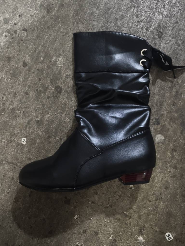 Damen elegante Stiefel mit modischem Raffungseffekt und verspieltem Schleifendetail R&B - Image 10