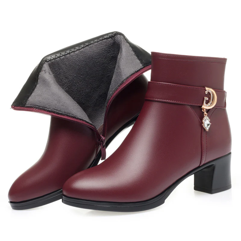 Damen Elegante Stiefeletten mit modischem Schnallen-Detail R&B - Image 15