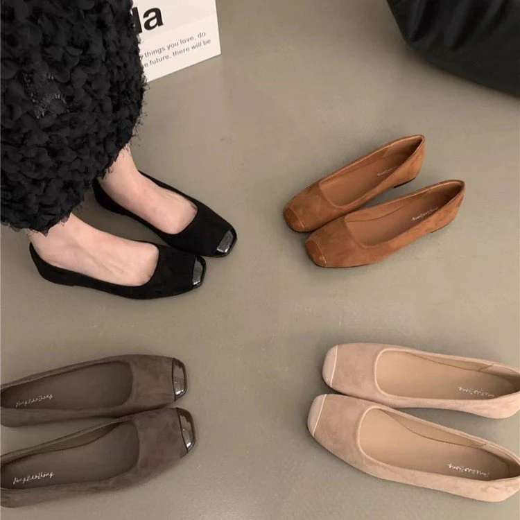 Damen Elegante und bequeme Ballerinas mit geschlossenen Zehen R&B - Image 2