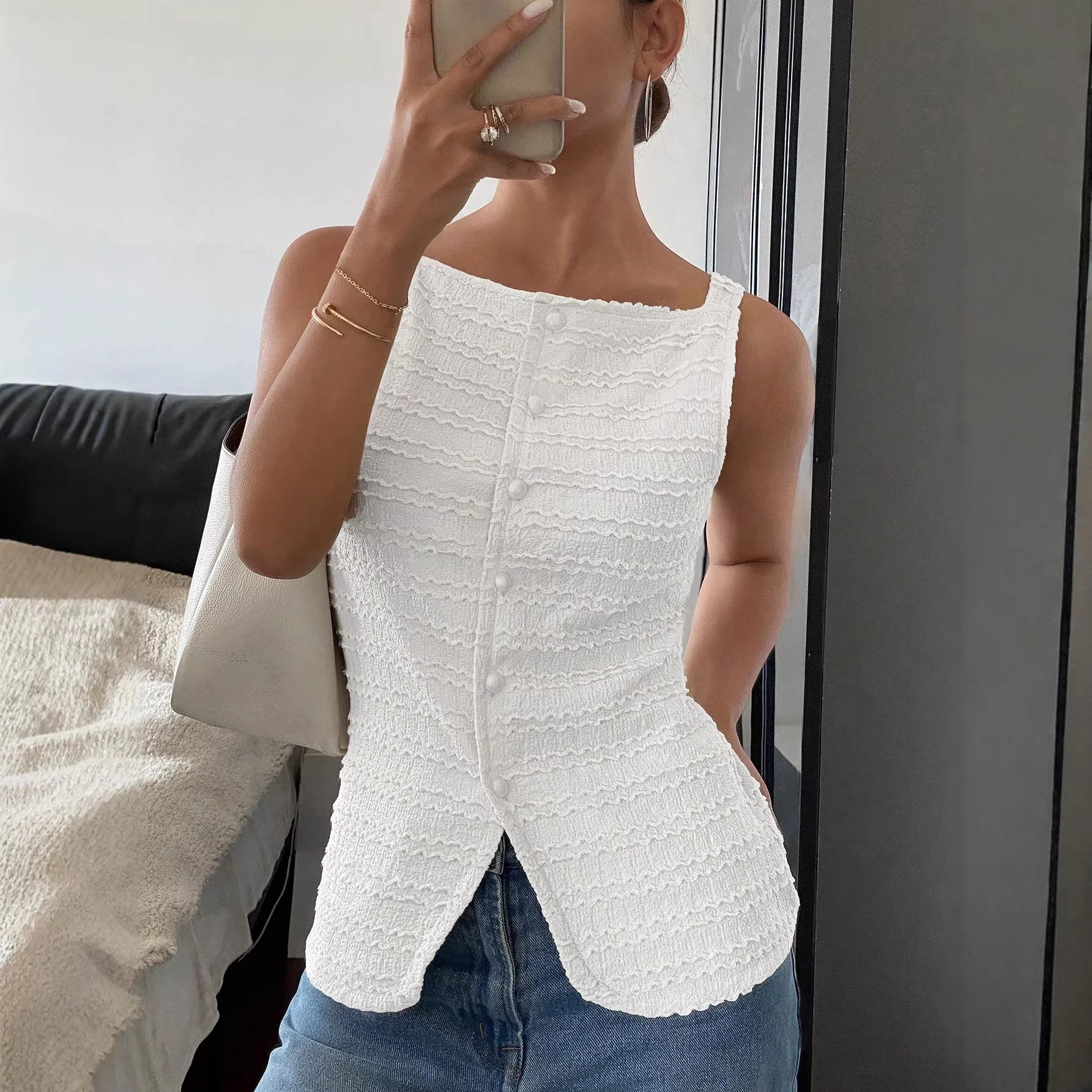 Damen Elegante und bequeme Bluse R&B - Image 3