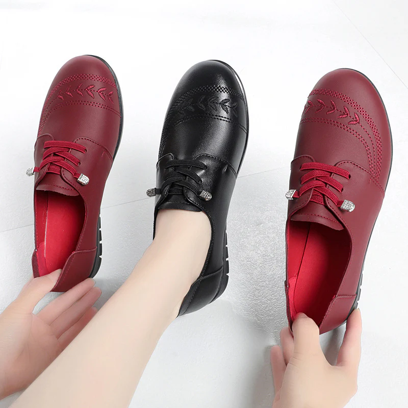 Damen Elegante und bequeme Schnürschuhe im modernen Design R&B - Image 3