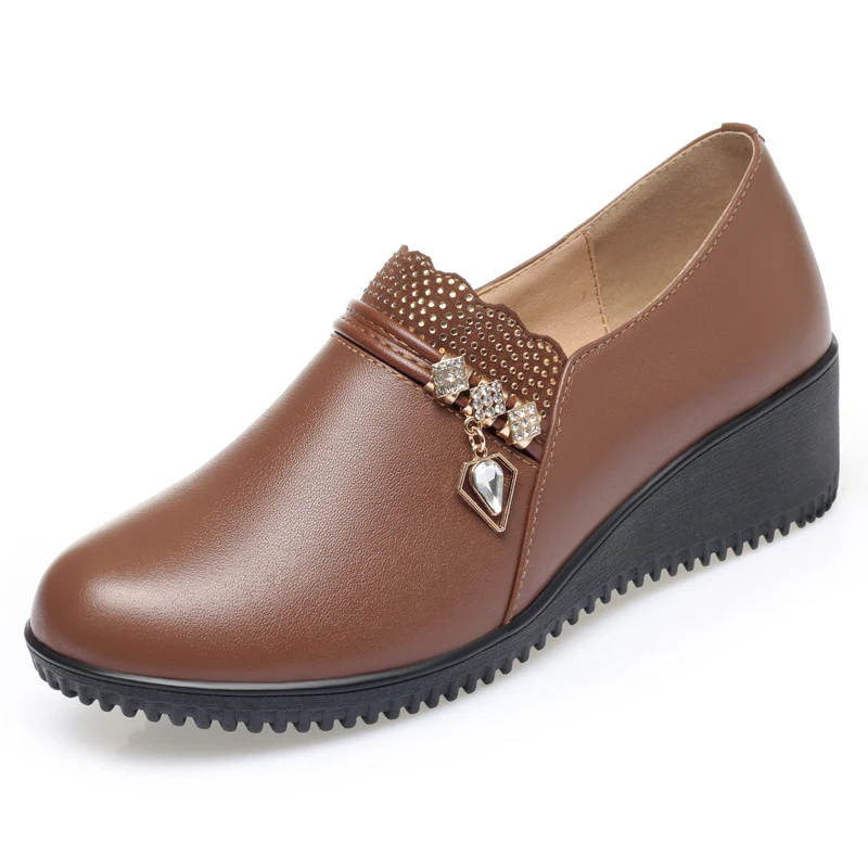 Damen Elegante und bequeme Wedge-Slipper mit modischem Schmuckdetail R&B - Image 7