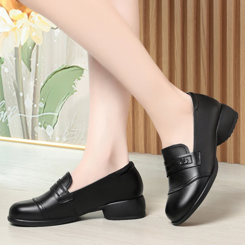 Damen Elegante und komfortable Mokassins mit modischem Riemen R&B - Image 3