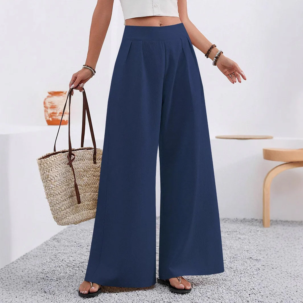 Damen Elegante und weite Bundfaltenhose R&B - Image 3