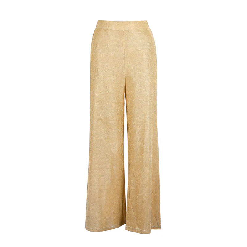 Damen Elegante weite Hose im funkelnden Metallic-Look R&B - Image 5