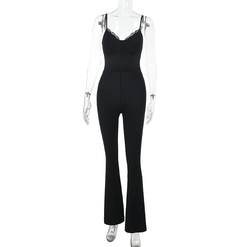 Damen Eleganter Bodysuit mit verführerischem Spitzenbesatz und figurbetontem Schnitt R&B - Image 4